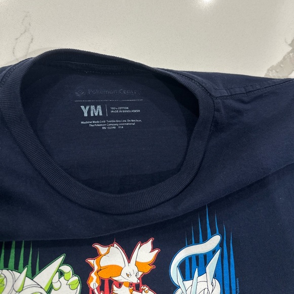 Kalos Pokémon Final Fierce Relaxed Fit Crew Neck T-Shirt - Youth Medium - Picture 4 of 7